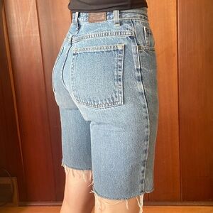 LL BEAN vintage denim jorts shorts
